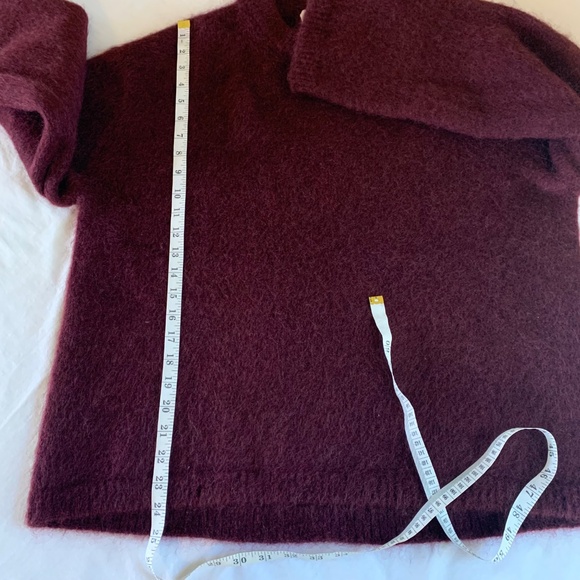 & Other Stories Mohair Wool Sweater Burgundy Size Medium NWT - Picture 12 of 12